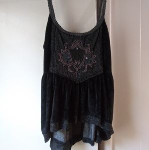 Velvety witchy tank